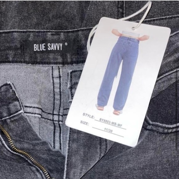 NWT BLUE SAVVY 90’ JEAN MOM FIT HIGH RISE  SIZE 11/30 - Picture 4 of 5